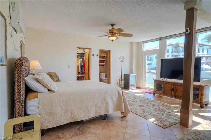 First floor den converted to bedroom with Naples Bay views