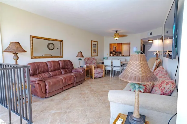 View of living area