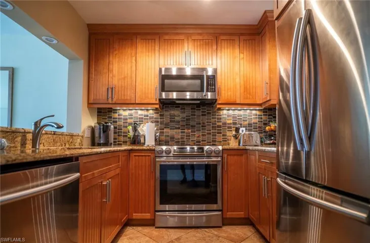 Kitchen featuring stainless steel appliances