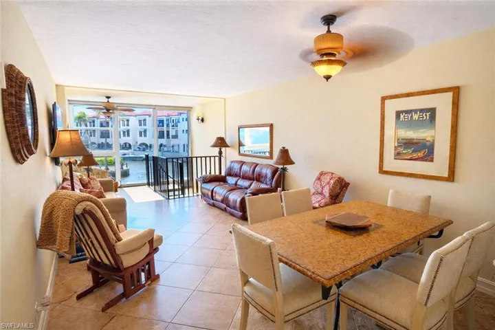 Second floor dining and living room