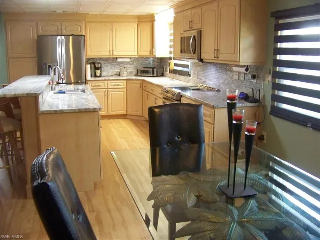 Dining areas/kitchen.