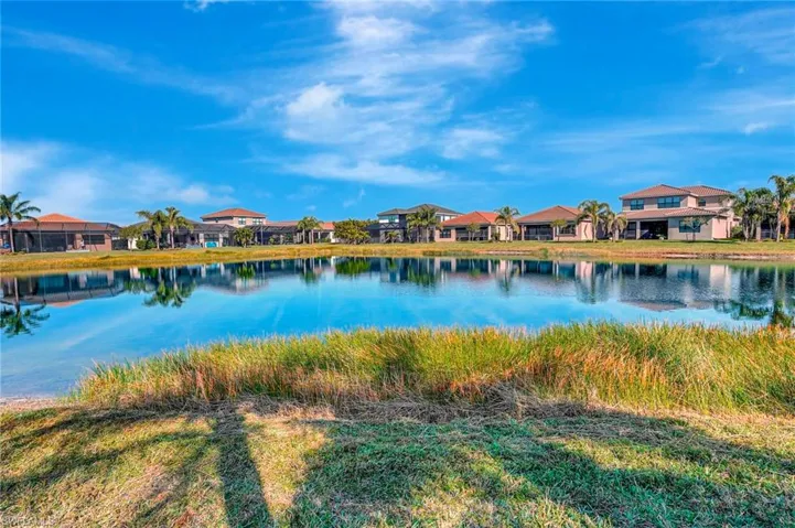 Water view with nearby suburban area