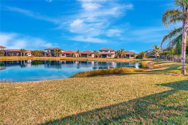 Water view with nearby suburban area