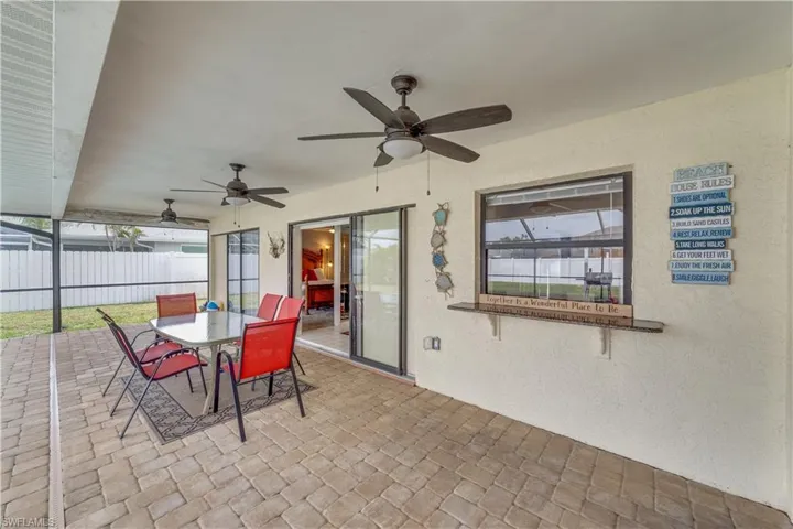 Pass-through window from kitchen to lanai
