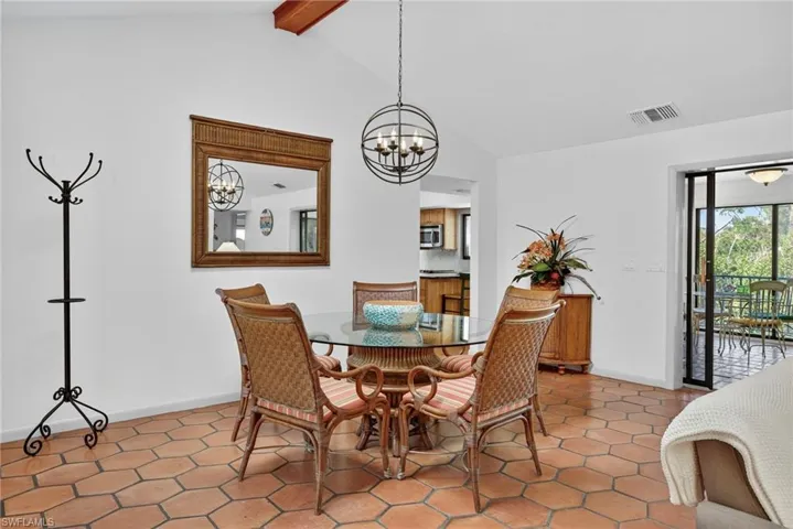 Gather, dine, and unwind while surrounded by nature and the glow of the fireplace nearby.
