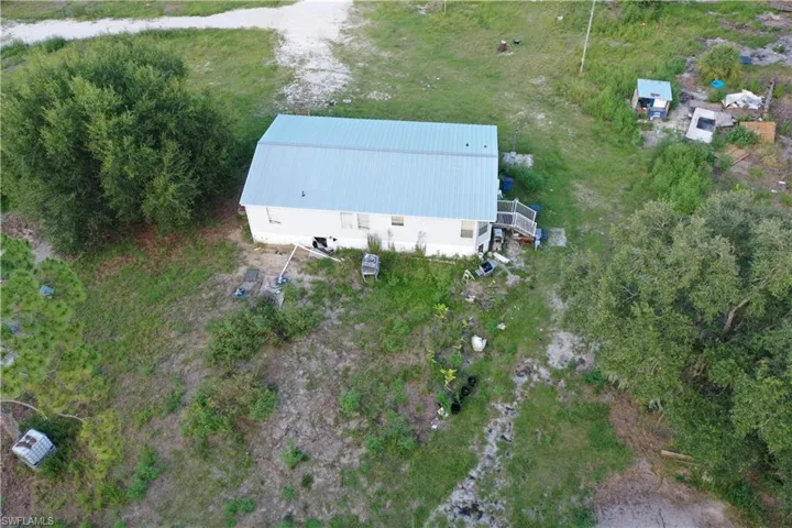 Back of structure