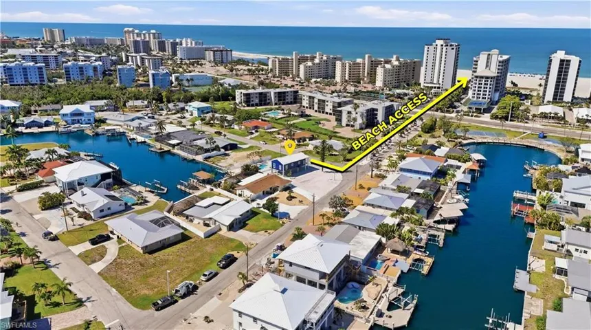 Waterfront property featuring private boat access and a short distance to the Gulf of Mexico - Virtually Edited Image