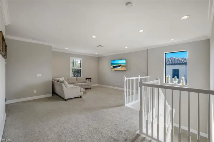 Loft seating area