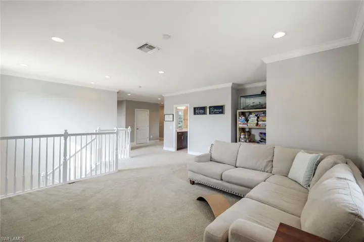 Loft seating area
