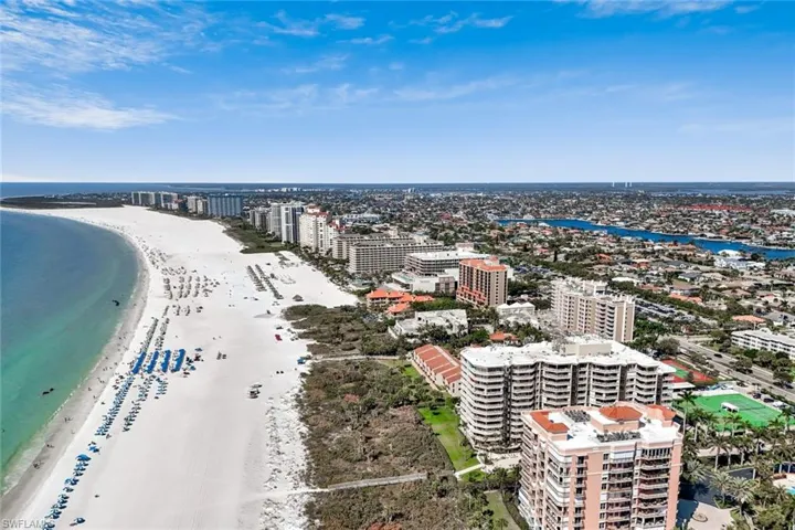 Dunnfoire is right on south beach in Marco Island