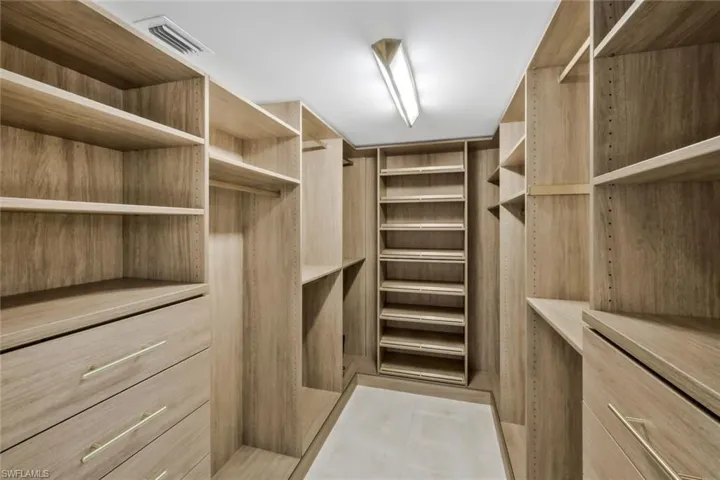 Beautifully finished, large walk-in closet.