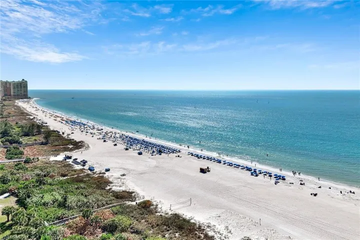 Spectacular view of Marco Beach from the balcony