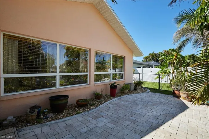 Brick patio