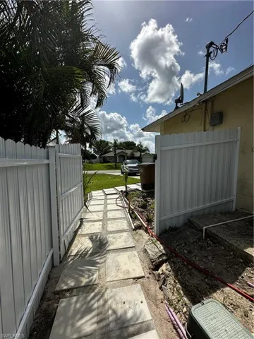 View of gate