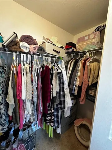 View of spacious closet