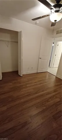 Wood-finish flooring throughout