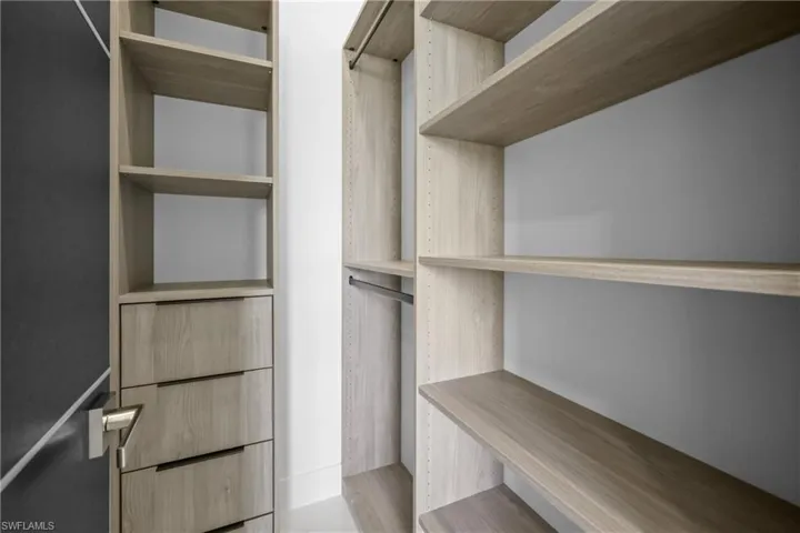 View of spacious closet