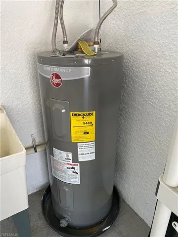 Utilities with new water heater