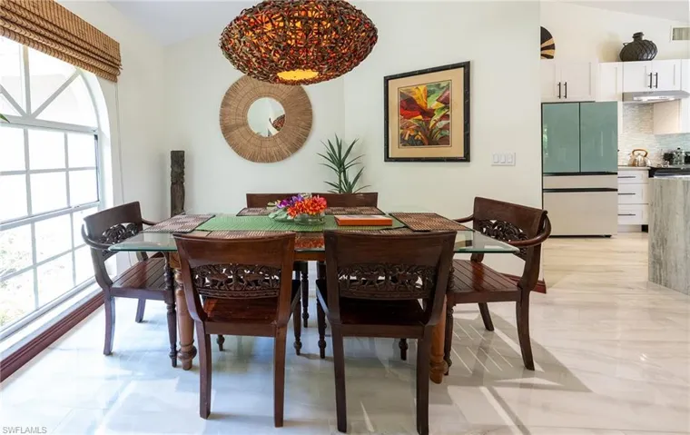 View of dining room