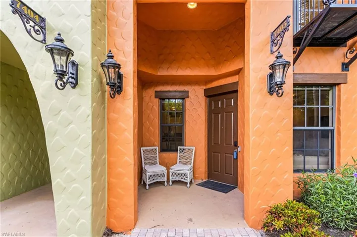 View of exterior entry