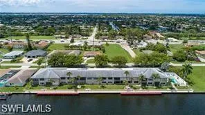 Drone / aerial view of a large body of water