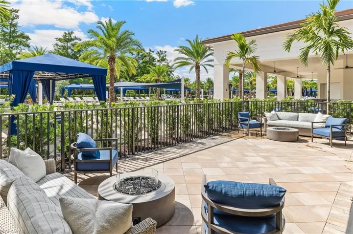 Outdoor gathering spot features Fire Pit Area