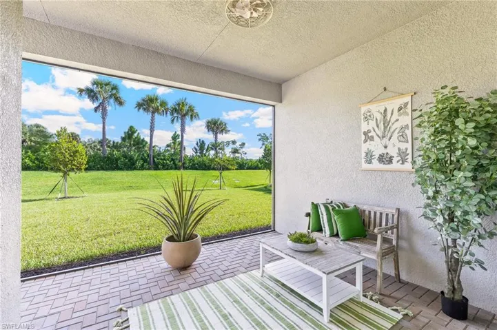Enjoy privacy and the lush landscaping