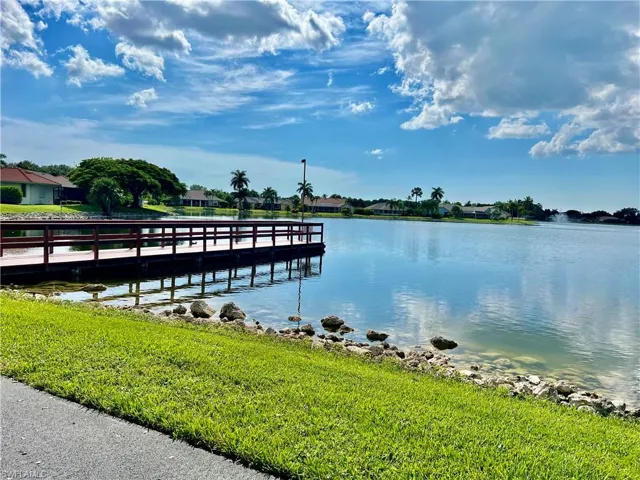 Fishing Pier located behind Clubhouse accessible from  walking/biking path
