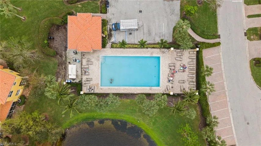 Birds eye view of Community Pool