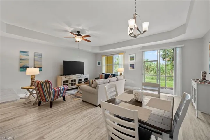 Dining room, Living room & Lanai view