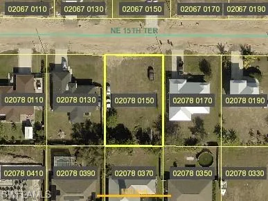 Aerial overview of property's location