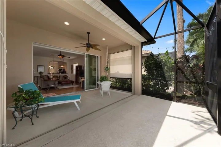 Under cover lanai with extension