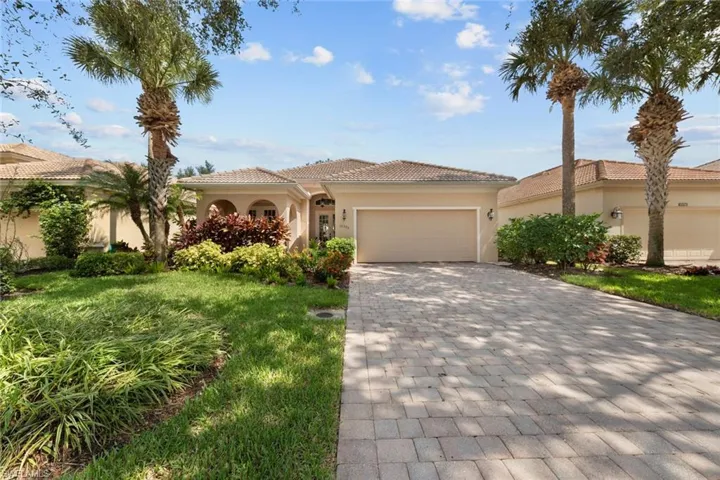 Beautiful front view, two car garage
