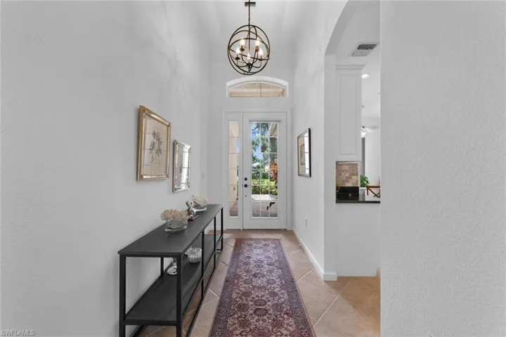 Light, bright, and very welcoming entryway