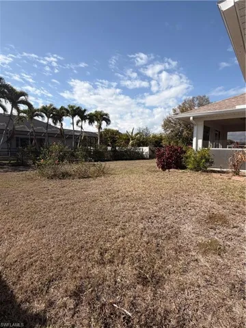 View of green lawn