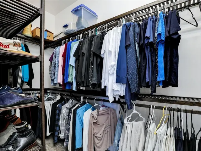 View of spacious closet