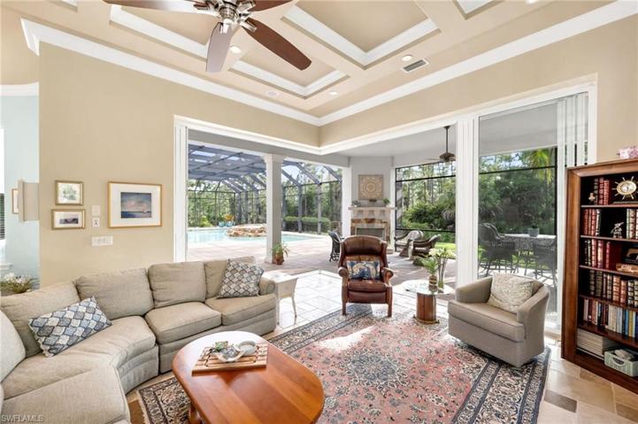 Living Room to Lanai View - Zero Corner Sliders