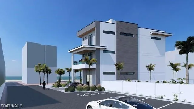 Street side of a house rendering