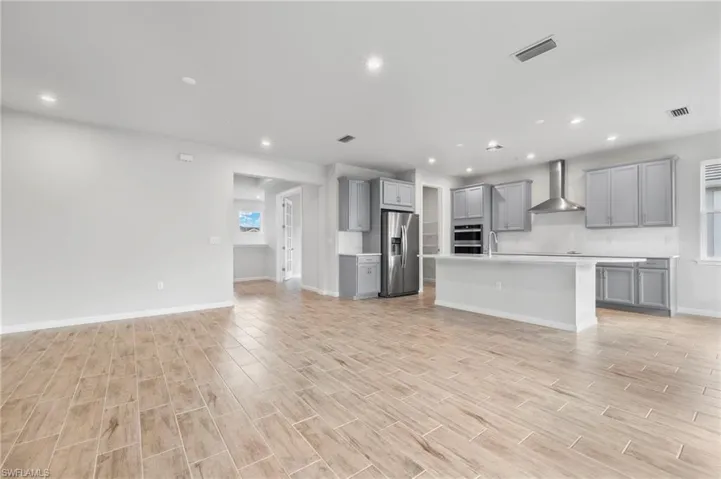 Great Room view of Kitchen