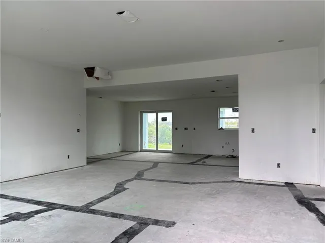 Open Floor plan living room kitchen and dining area