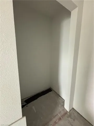 Linen closet for guest bath