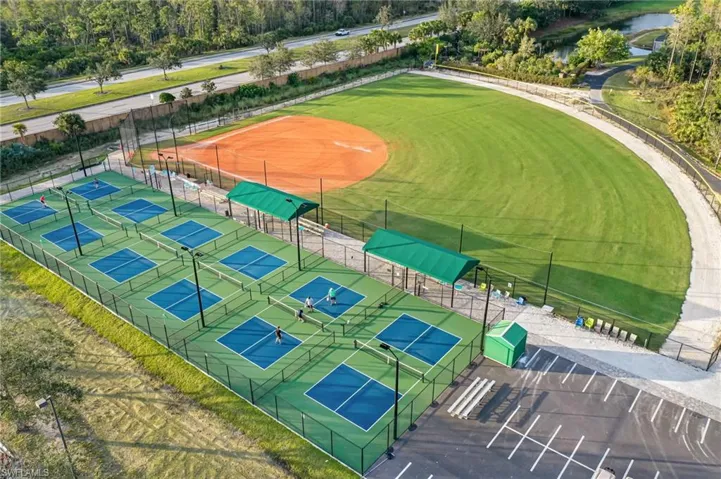 Pickle ball and softball