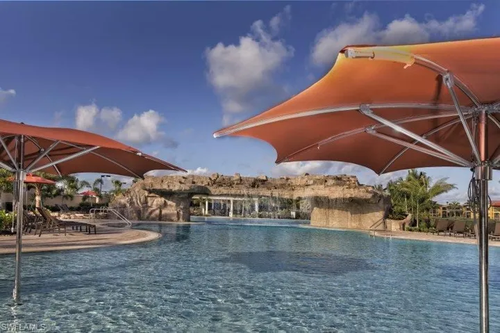View of pool