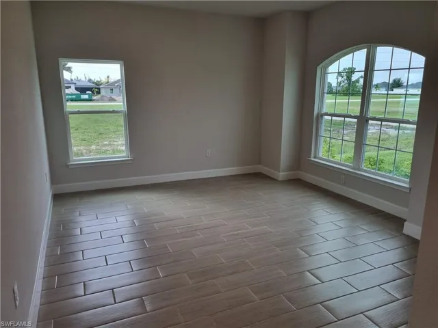 View of spare room