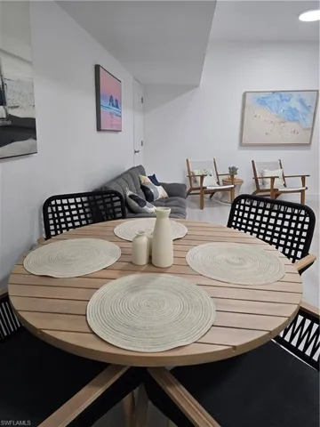 View of dining room