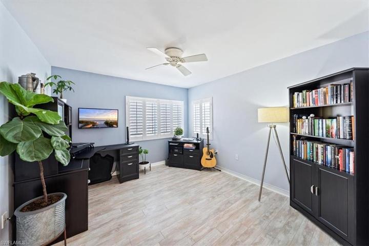 At the top of the stairs, the open loft area offers the perfect spot for a second living space, office, home gym, or TV loft.
