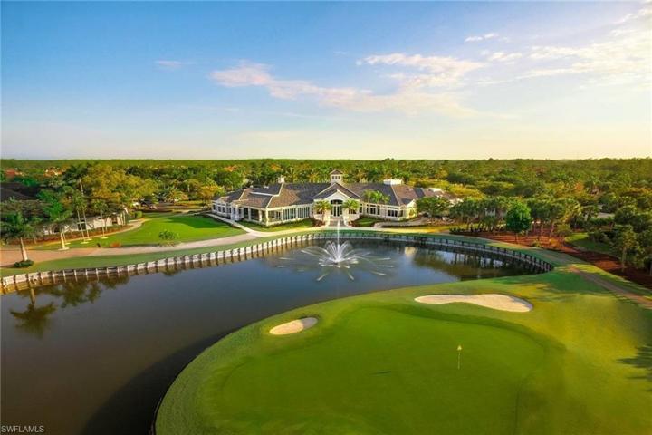 Colonial Country Club Clubhouse is the central gathering space of the community with multiple wellness amenities, resort style swimming pool, golf, clubs and activities, and sweeping views of the Gordon Lewis designed golf course from the newly renovated Sunset Grille!