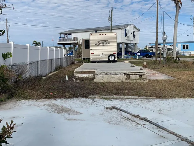 View of lot from waterfront.