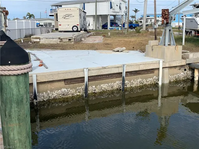 View of seawall.