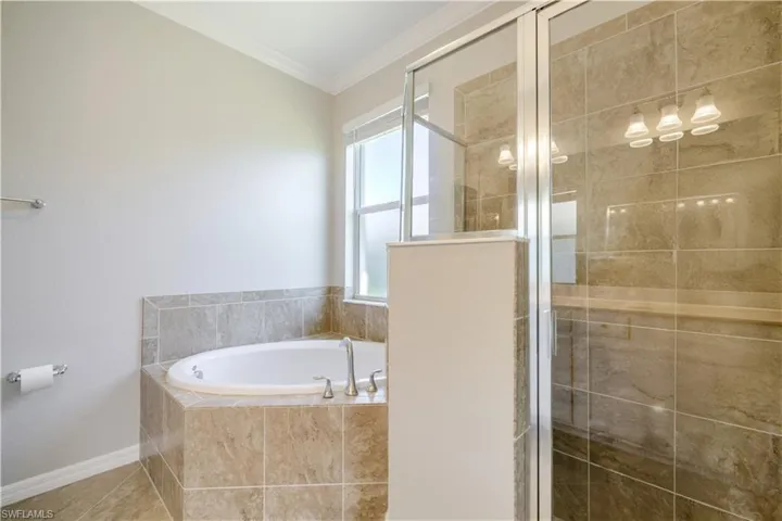 Large Tub and Spacious Shower
